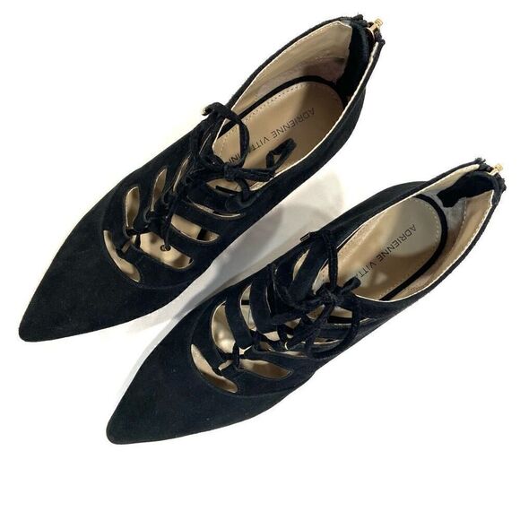 ADRIENNE VITTADINI Leather Lace Up Heels - Picture 3 of 9